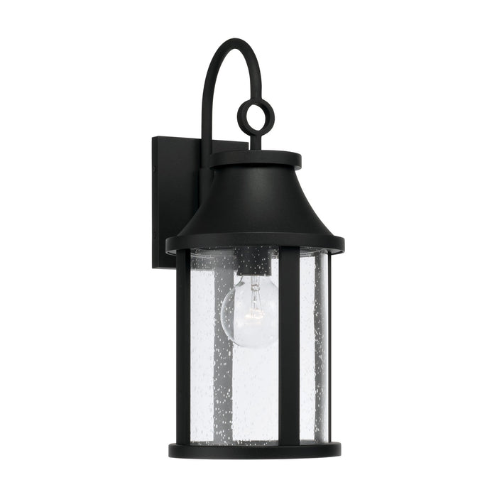 Capital Lighting 953611BK One Light Outdoor Wall Lantern, Black