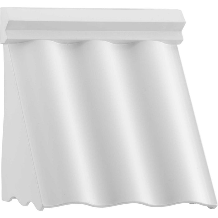 Progress Lighting P560300-192-27 LED Outdoor Wall Sconce, Shelter White