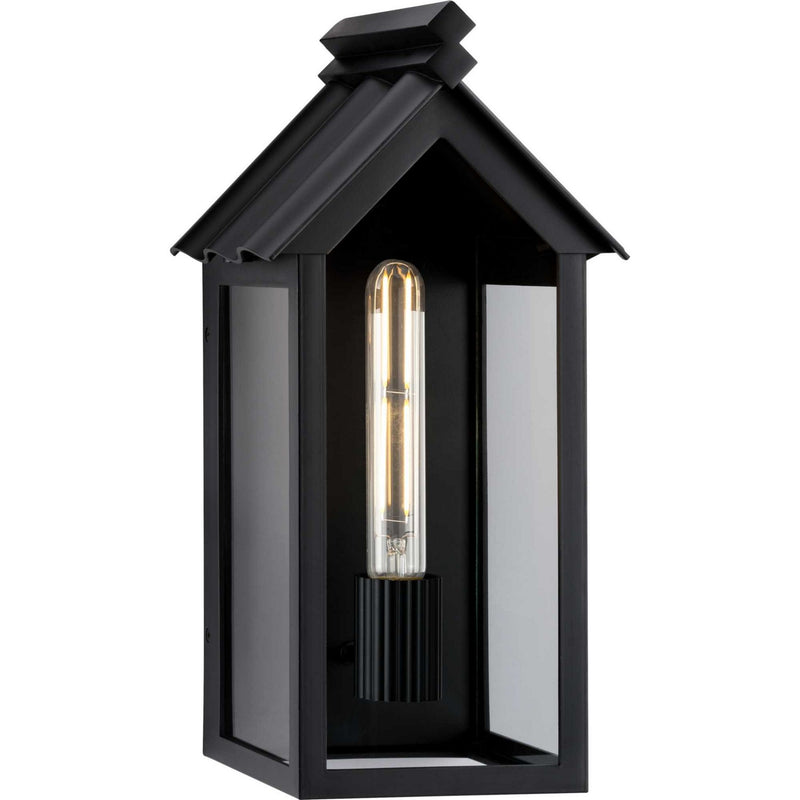 Progress Lighting P560304-31M One Light Outdoor Wall Lantern, Matte Black