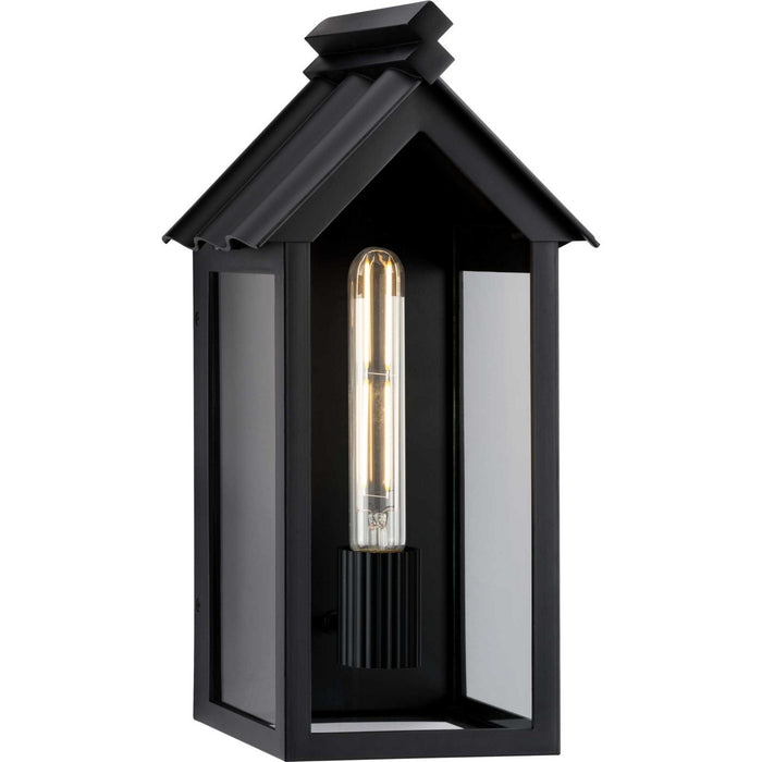 Progress Lighting P560304-31M One Light Outdoor Wall Lantern, Matte Black