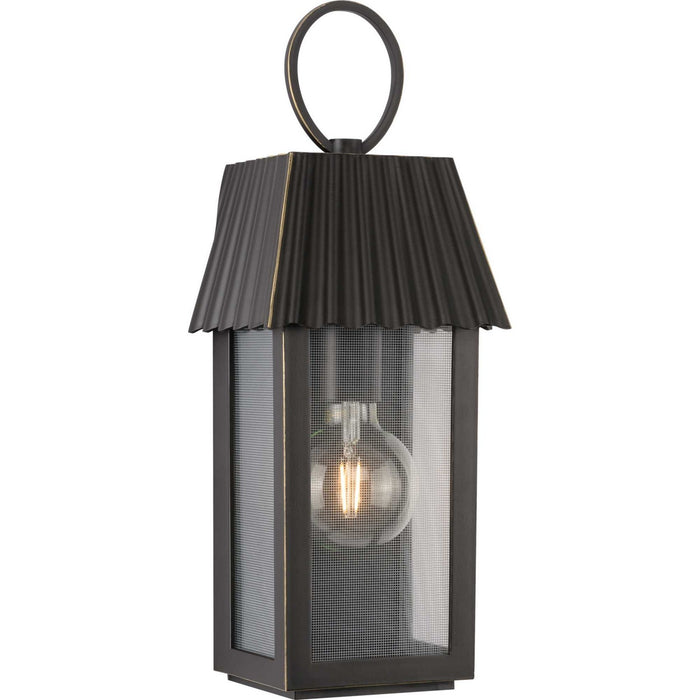 Progress Lighting P560305-108 One Light Outdoor Wall Lantern, Oil Rubbed Bronze