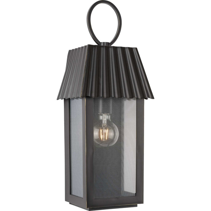 Progress Lighting P560306-108 One Light Outdoor Wall Lantern, Oil Rubbed Bronze
