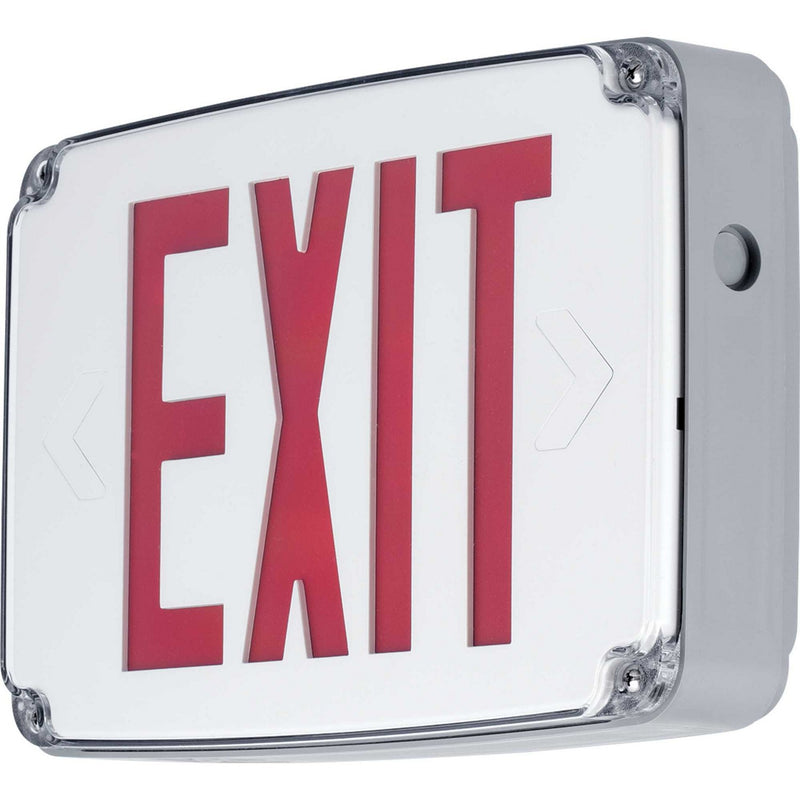 Progress Lighting PEWLE-SR-30 LED Emergency Exit Sign Single Face, White