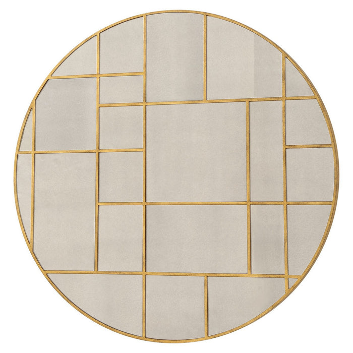 Uttermost 09969 Mirror, Antiqued Gold Leaf