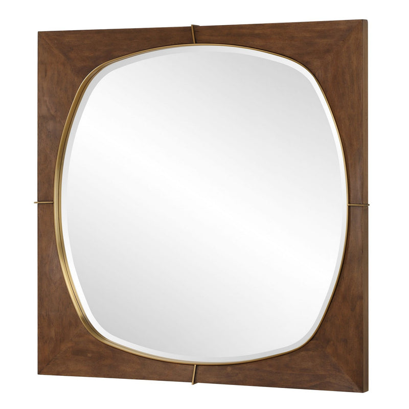 Uttermost 09973 Mirror, Plated Brass
