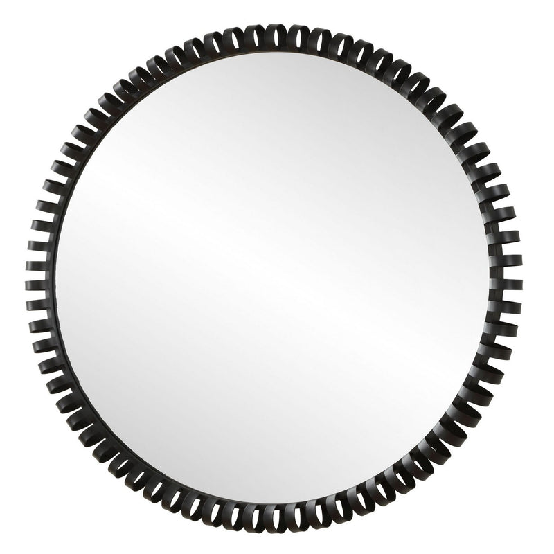 Uttermost 09975 Mirror, Satin Black