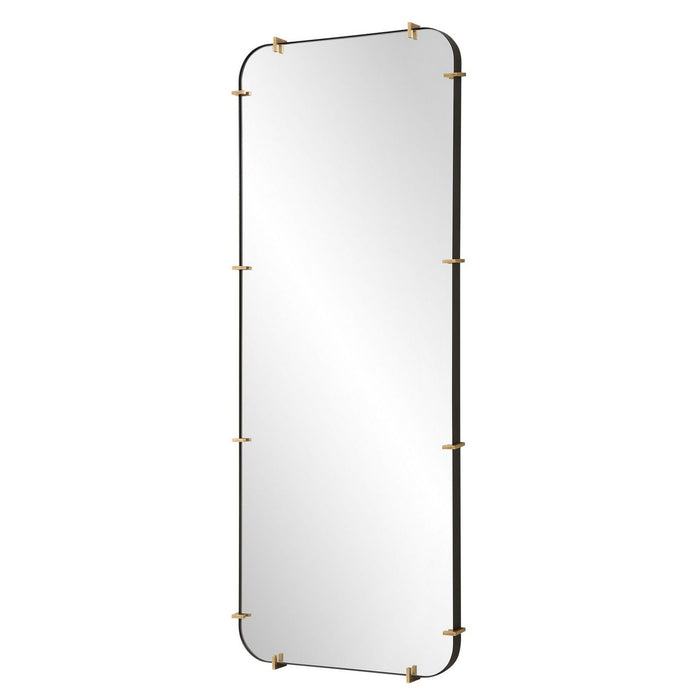 Uttermost 09978 Mirror, Antiqued Brushed Gold