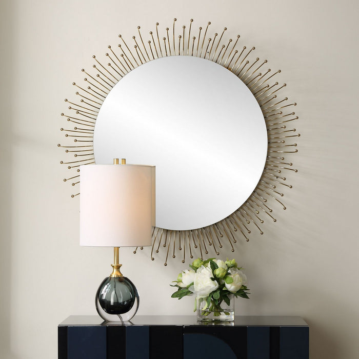 Uttermost 09985 Mirror, Plated Gold