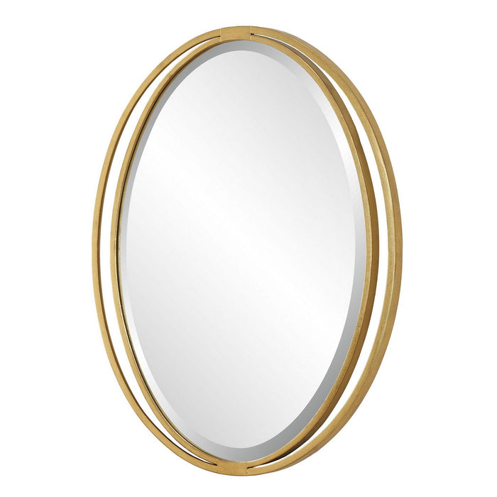 Uttermost 09992 Mirror, Antiqued Gold Leaf