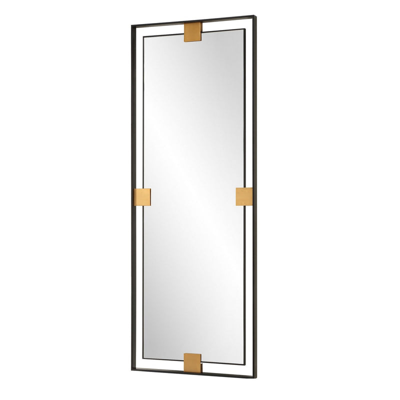 Uttermost 09998 Mirror, Brushed Brass