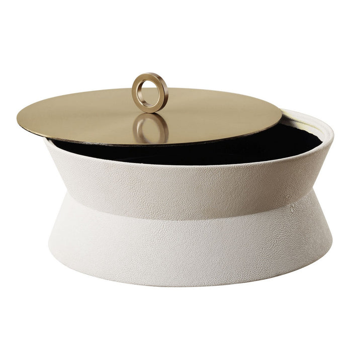 Uttermost 18165 Box, Brushed Brass