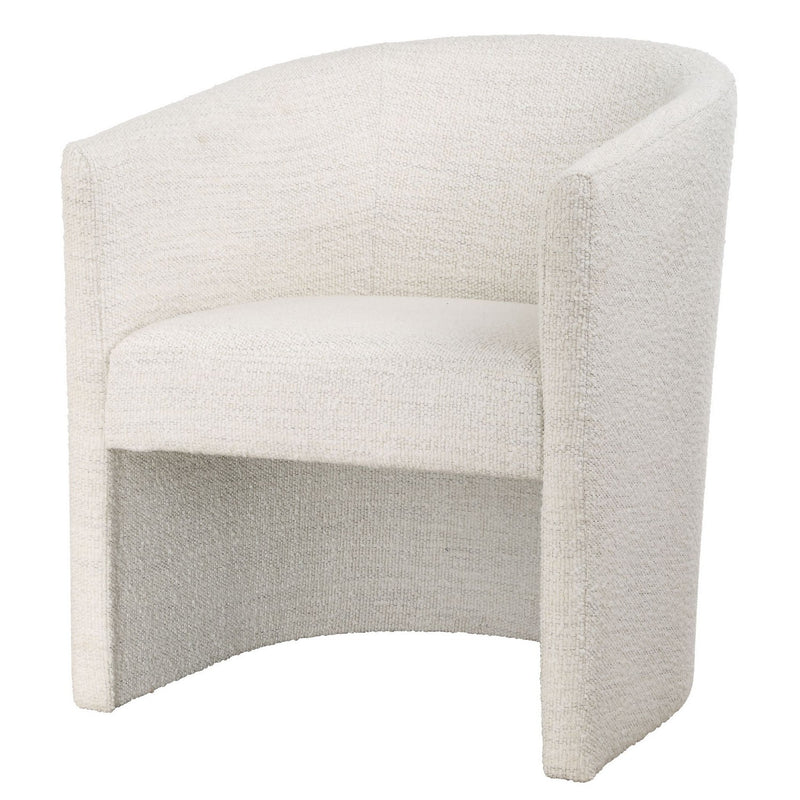 Uttermost 23798 Dining Chair, Textured White