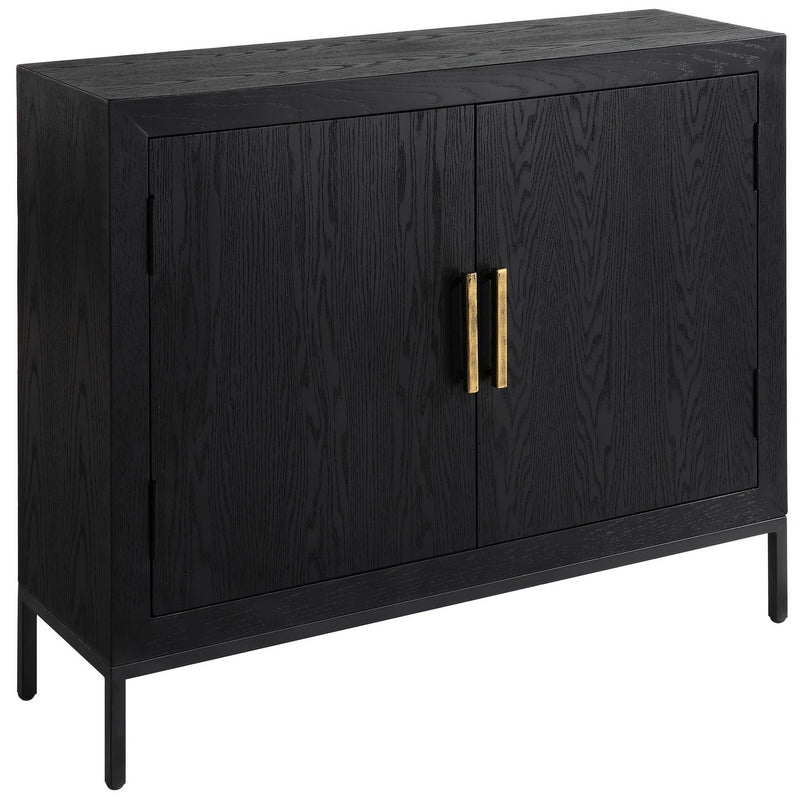 Uttermost 22891 Cabinet, Dark Ebony Oak