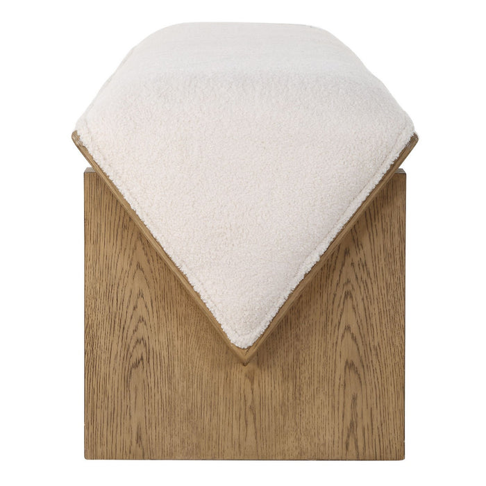 Uttermost 23806 Bench, Soft Ivory