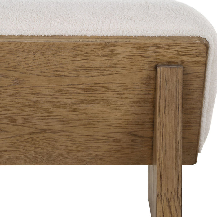 Uttermost 23806 Bench, Soft Ivory