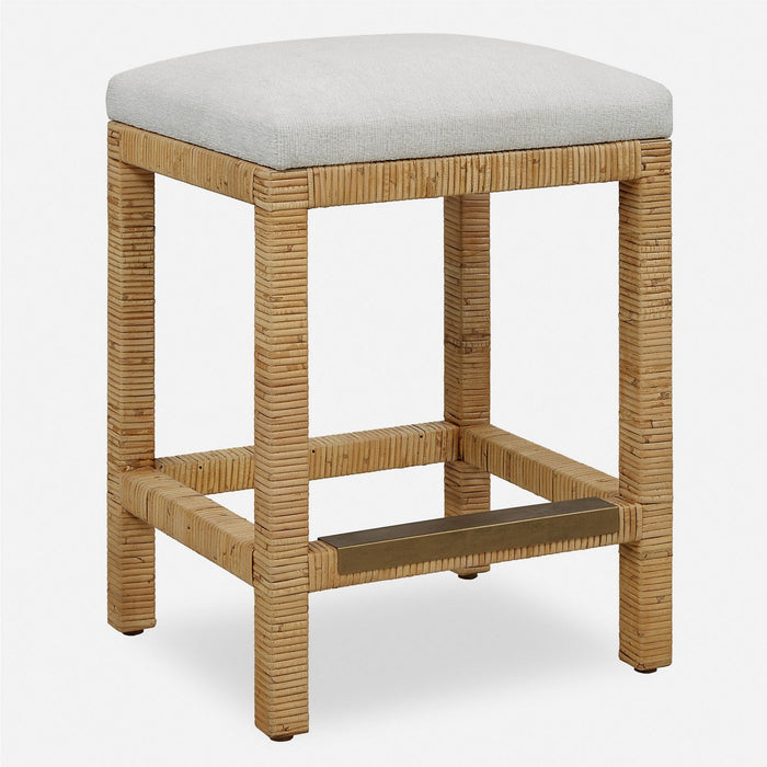 Uttermost 23837 Counter Stool, Natural Rattan