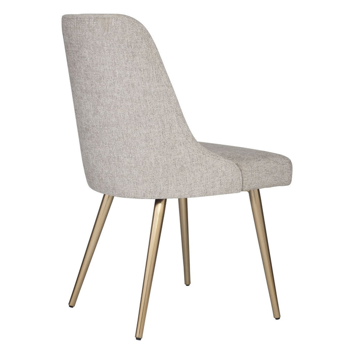 Uttermost 23838 Dining Chair, Brushed Gold