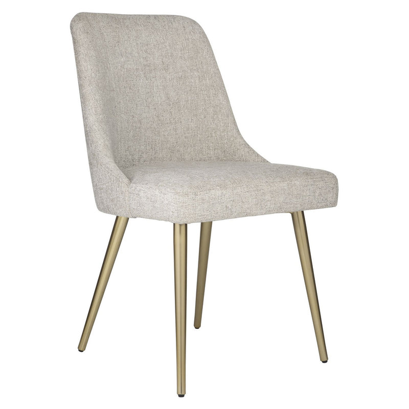 Uttermost 23838 Dining Chair, Brushed Gold