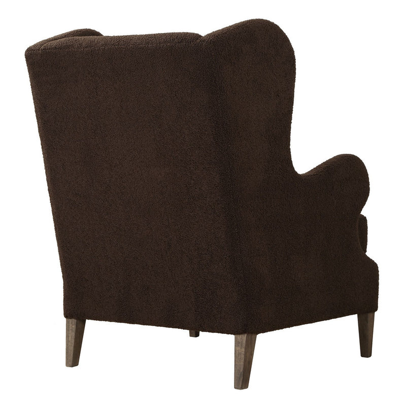 Uttermost 23839 Accent Chair, Weathered Light Walnut