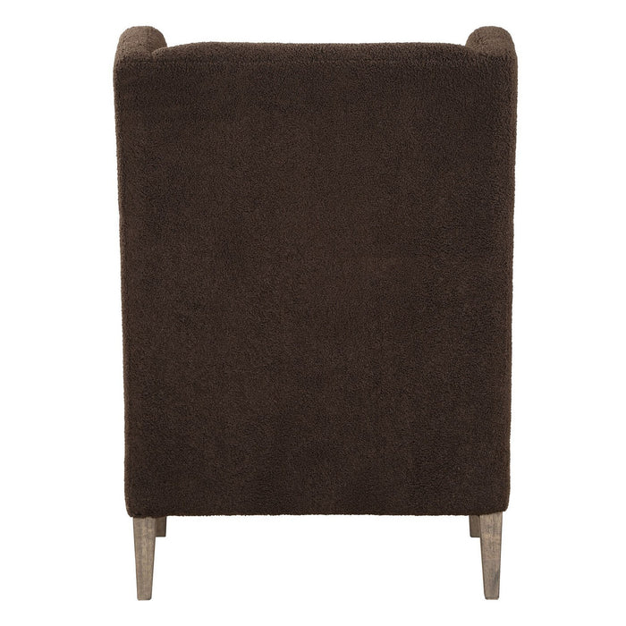 Uttermost 23839 Accent Chair, Weathered Light Walnut
