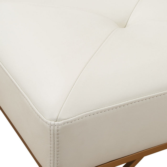 Uttermost 23843 Bench, Brushed Brass