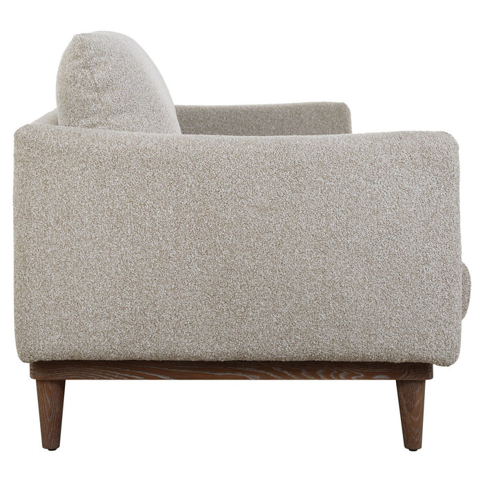 Uttermost 23845 Sofa, Solid Oak