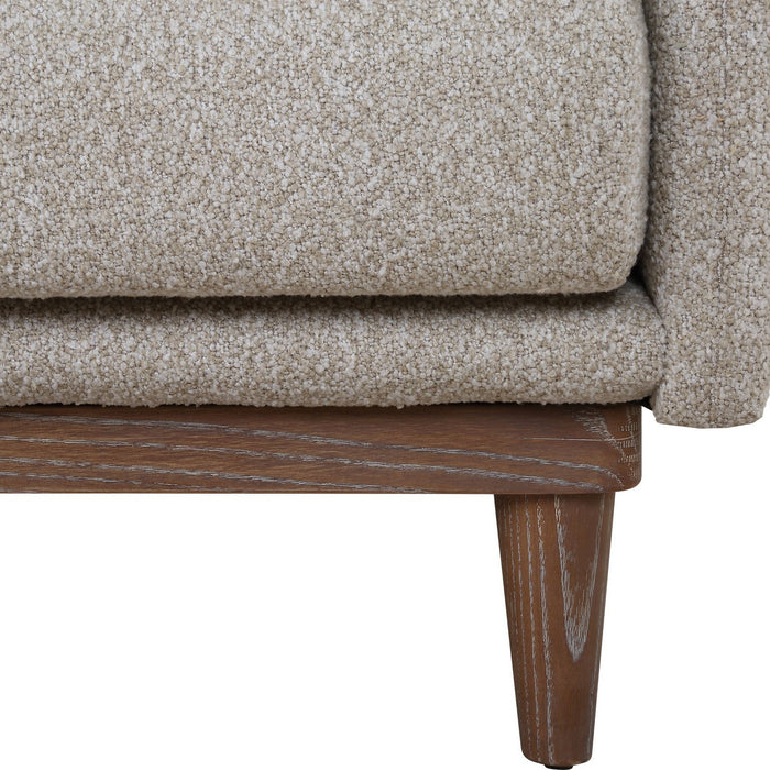 Uttermost 23845 Sofa, Solid Oak