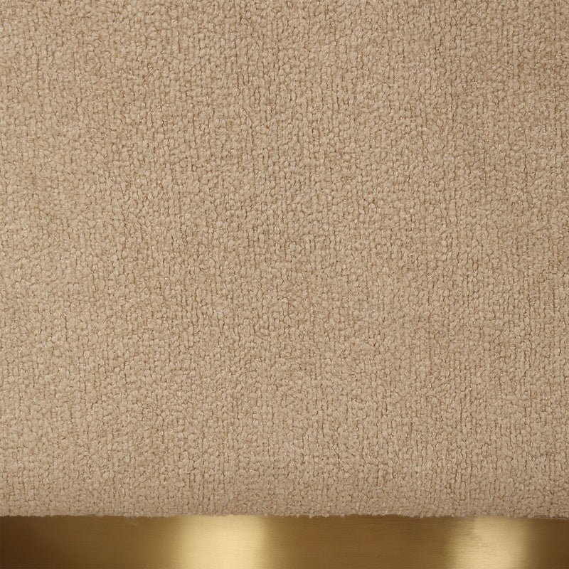 Uttermost 23850 Swivel Chair, Brushed Brass