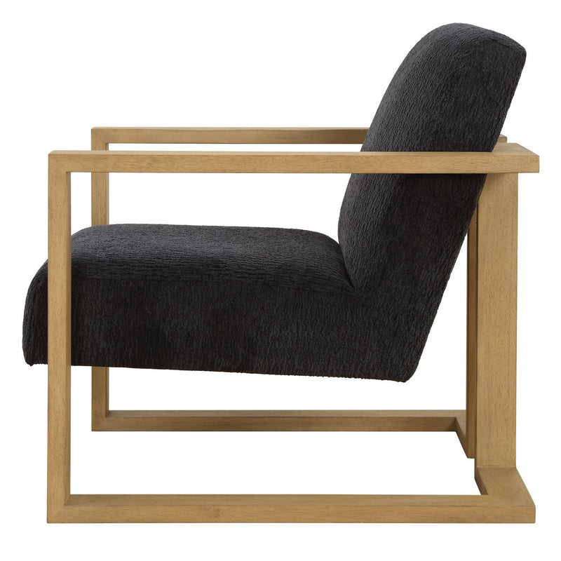 Uttermost 23851 Accent Chair, Solid Wood