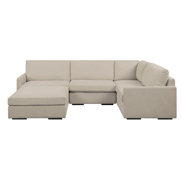 Uttermost 23852-C Sofa, Light Sand