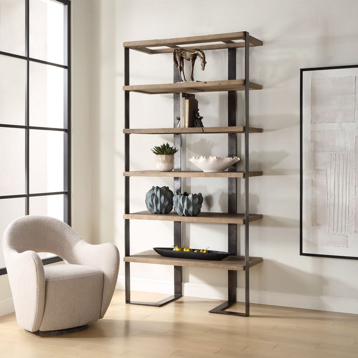 Uttermost 24047 Etagere, Oxidized Black