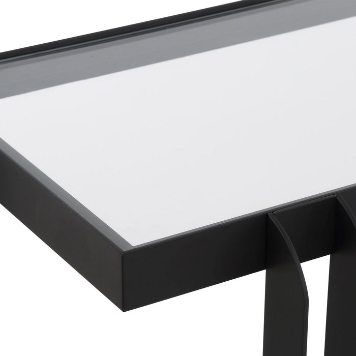 Uttermost 24233 Console Table, Satin Black