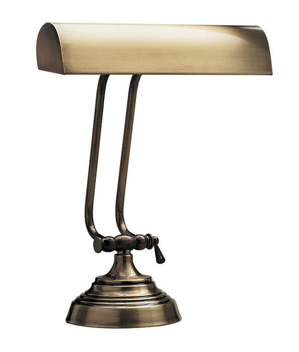 House of Troy P10-131-71 One Light Piano/Desk Lamp, Antique Brass