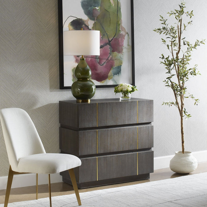Uttermost 24286 Accent Chest, Dark Walnut