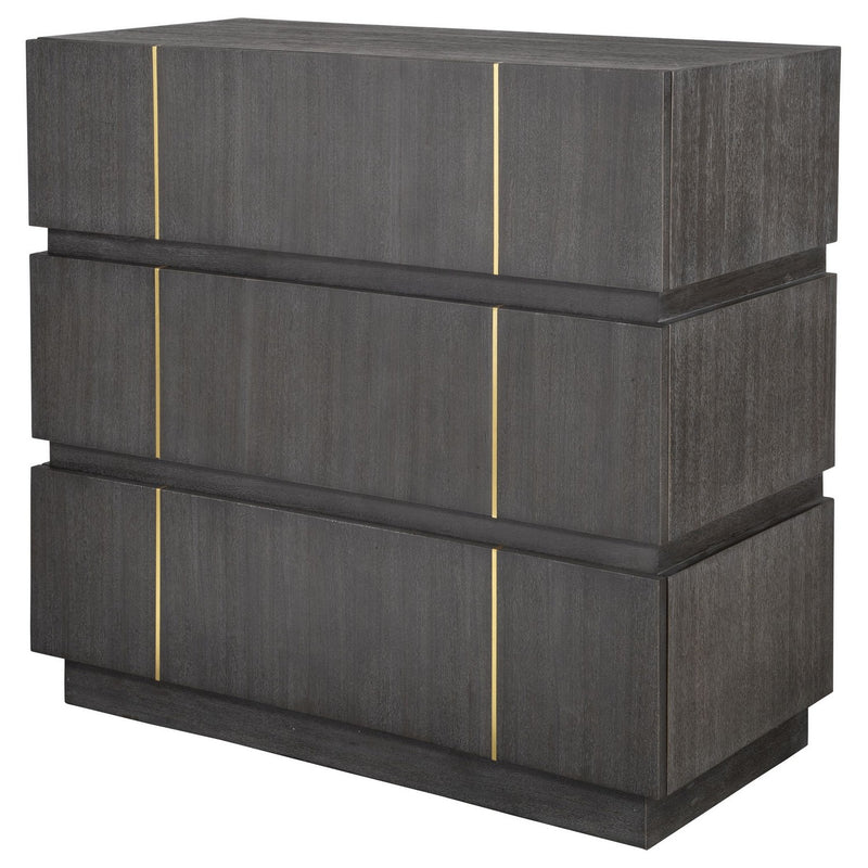 Uttermost 24286 Accent Chest, Dark Walnut