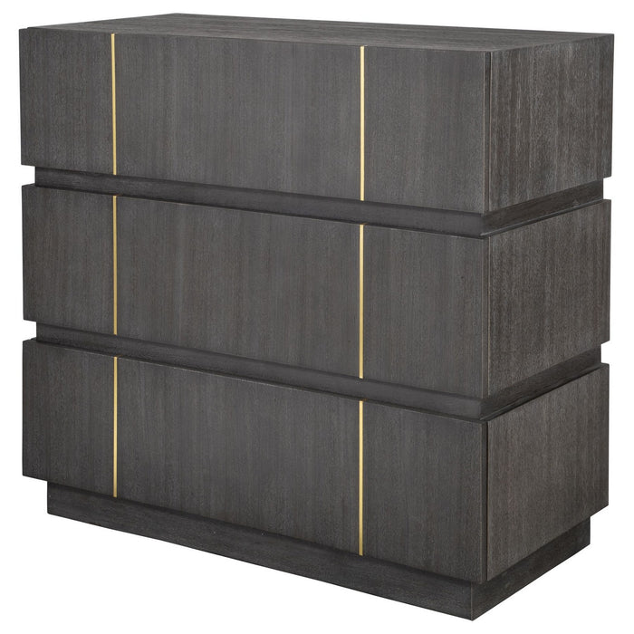 Uttermost 24286 Accent Chest, Dark Walnut