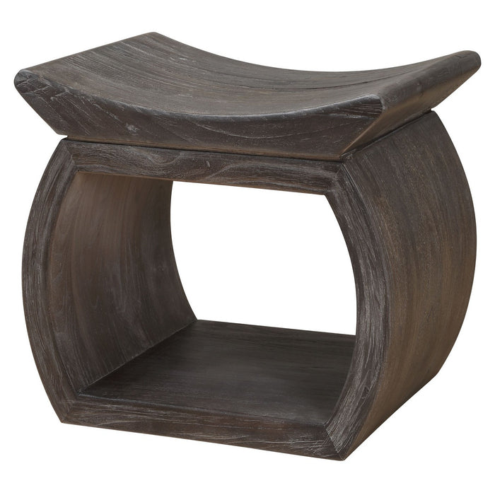 Uttermost 24401 Accent Stool, Solid Wood