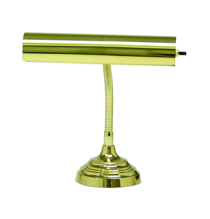 House of Troy P10-130 One Light Piano/Desk Lamp, Polished Brass