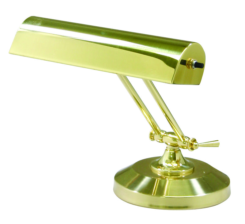 House of Troy P10-150 One Light Piano/Desk Lamp, Polished Brass