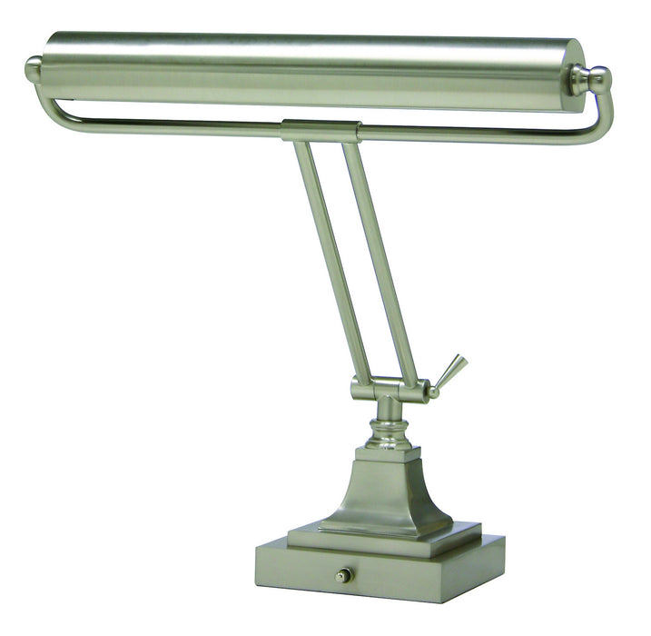 House of Troy P15-83-52 Two Light Piano/Desk Lamp, Satin Nickel