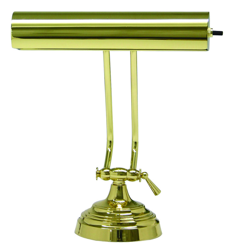 House of Troy AP10-21-61 One Light Piano/Desk Lamp, Polished Brass