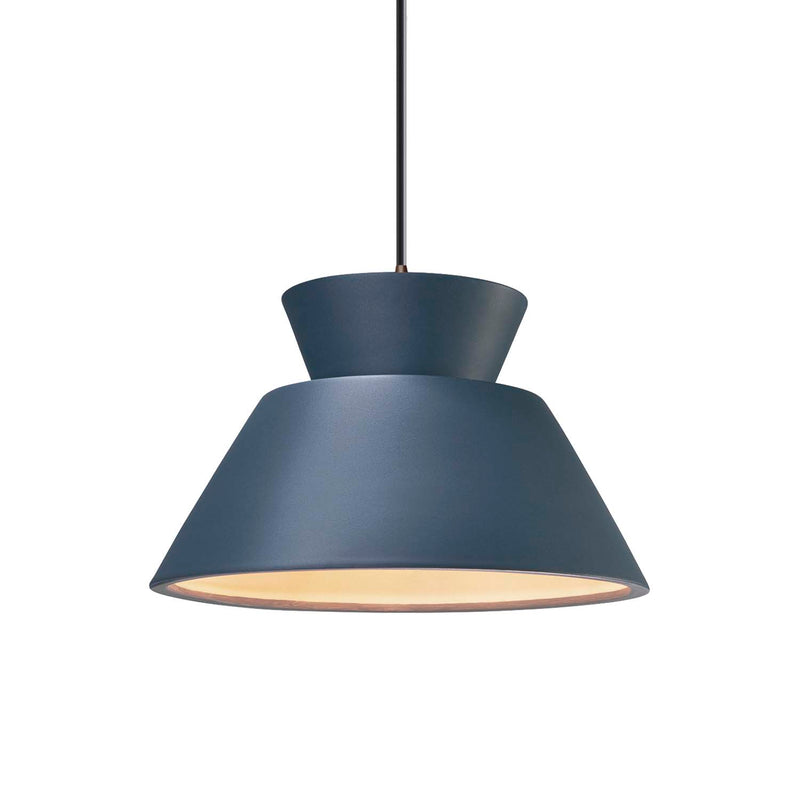 Justice Designs CER-6420-MID-DBRZ-BKCD One Light Pendant, Midnight Sky
