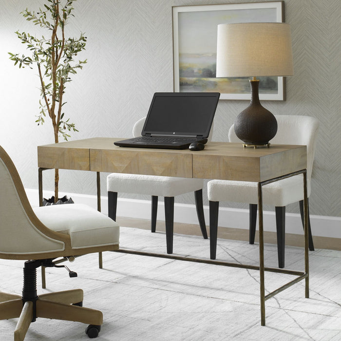 Uttermost 24424 Desk, Natural