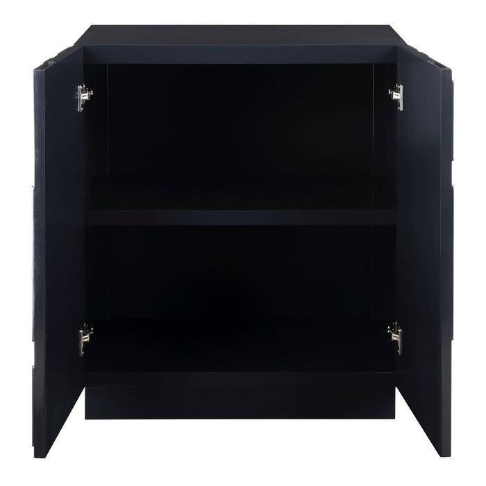 Uttermost 24473 Cabinet, Glossy Cobalt Blue
