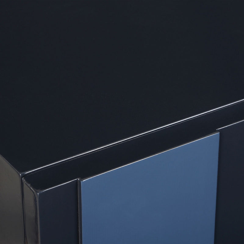 Uttermost 24473 Cabinet, Glossy Cobalt Blue