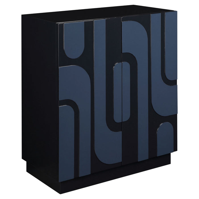 Uttermost 24473 Cabinet, Glossy Cobalt Blue