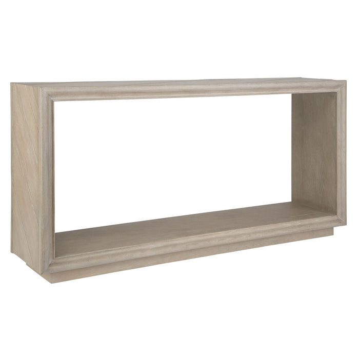 Uttermost 24757 Console Table, Light Oak Solids With Oak Veneer