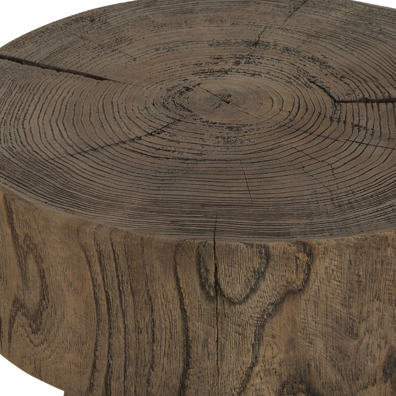 Uttermost 24818 Accent Table, Solid Reclaimed Oak