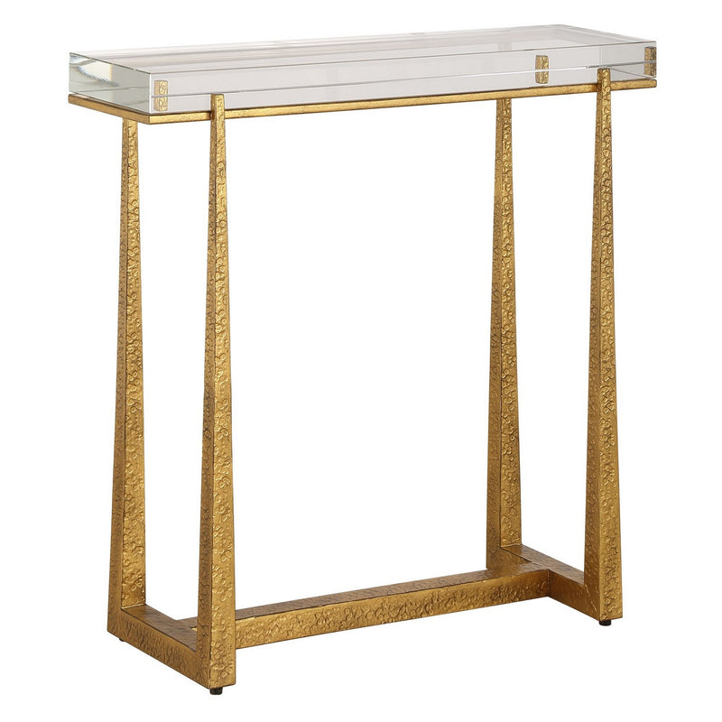 Uttermost 24839 Accent Table, Antique Gold