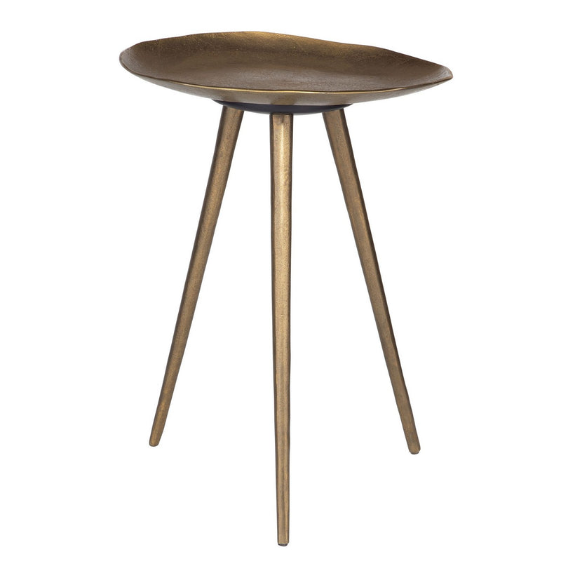 Uttermost 24938 Accent Table, Antique Brass